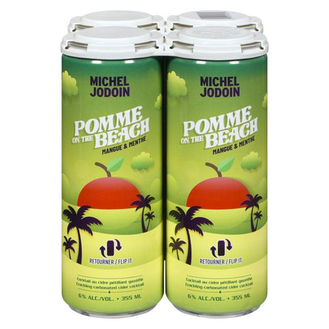 Pomme on the Beach- Mangue et menthe